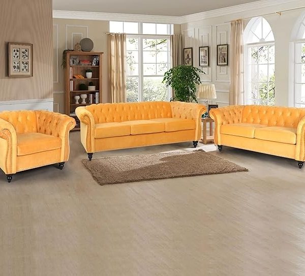 Viggo 727 Chesterfield Sofa Set