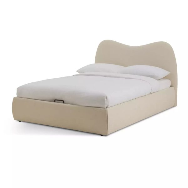 SOLHEIM 77 Ottoman Bed – End Lift Storage